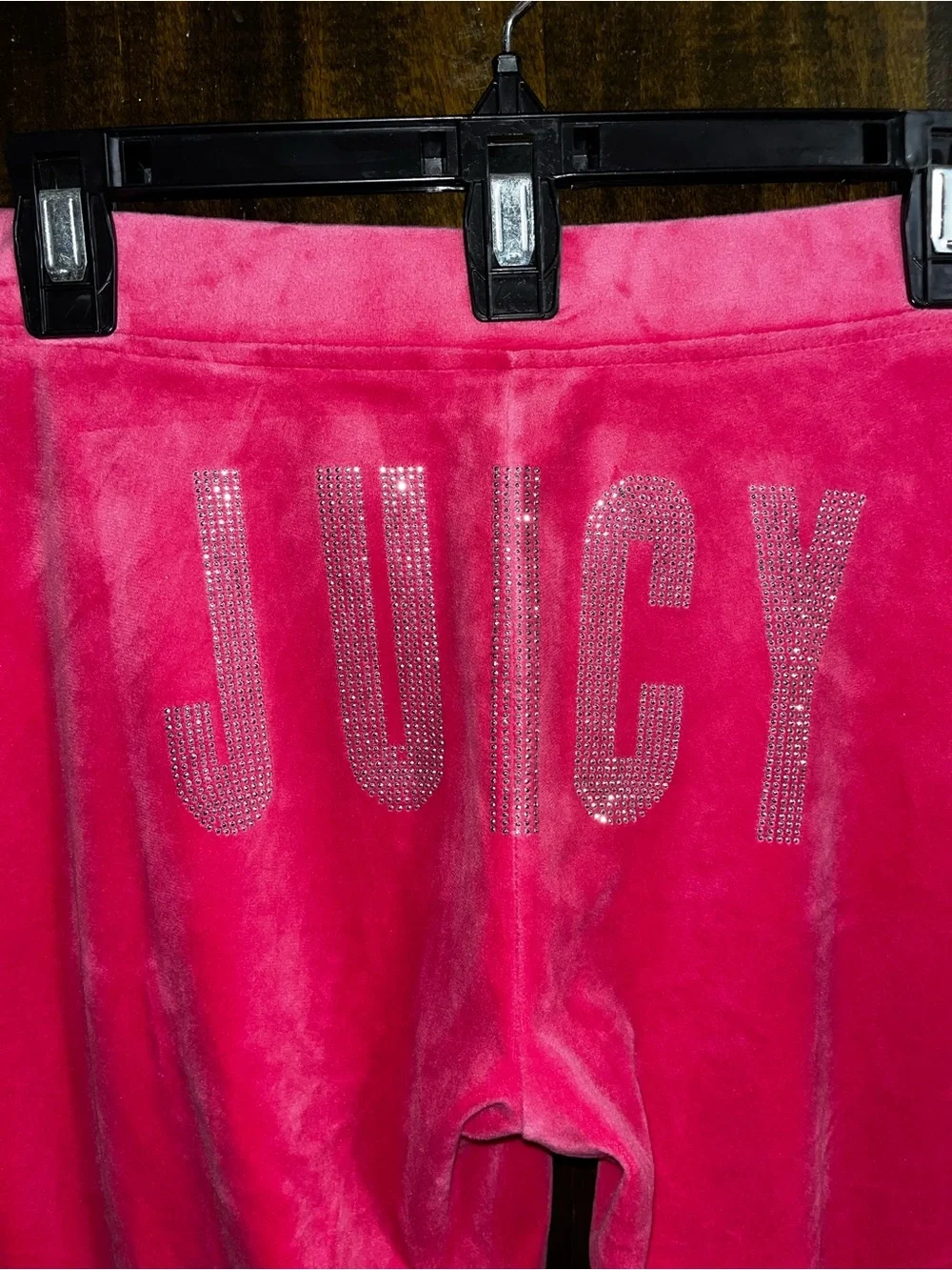 Authentic Juicy Couture Hot Pink Velour Tracksuit Set